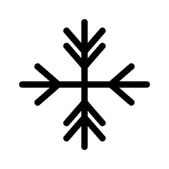 Obraz premium Showcase the beauty and elegance of your design with this stunning Black and White snowflake Icon. Perfect for graphic designs, logos, mobile apps, posters and more. 