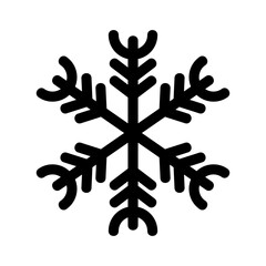 Showcase the beauty and elegance of your design with this stunning Black and White snowflake Icon. Perfect for graphic designs, logos, mobile apps, posters and more. 
