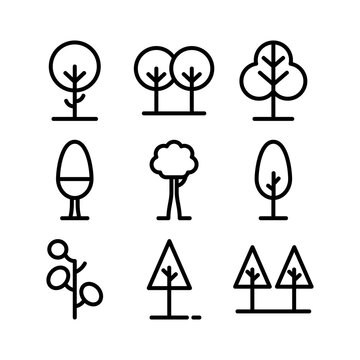 Showcase the beauty and elegance of your design with this stunning Black and White tree Icon. Perfect for graphic designs, logos, mobile apps, posters and more. 
