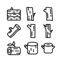 Showcase the beauty and elegance of your design with this stunning Black and White wood Icon. Perfect for graphic designs, logos, mobile apps, posters and more. 
