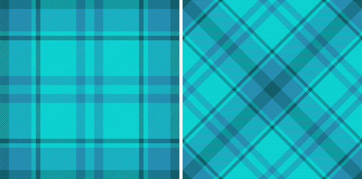 Vector texture seamless. Fabric pattern background. Check plaid textile tartan.