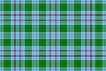 Seamless plaid background. Tartan fabric vector. Pattern textile check texture.