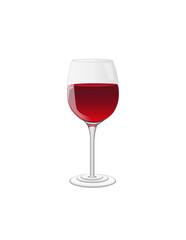 glass of red wine