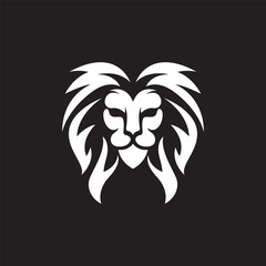 Lion head logo images illustration