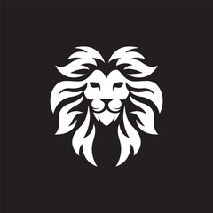 Lion head logo images illustration