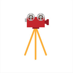 Obraz premium Evening Entertainment Movies Icon Vector