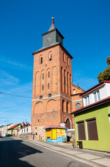Obraz premium Church of the Assumption of the Blessed Virgin Mary in Lipno, Kuyavian-Pomeranian Voivodeship, Poland 