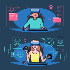 Bloggers play live games on their channels in a worldwide audience watch.