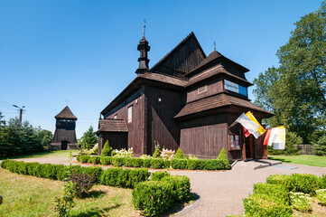 Wooden Church of St. Mary Magdalene in Łęgonice Małe, Masovian Voivodeship, Poland