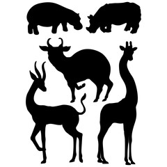 SILHOUETTE OF ANIMALS