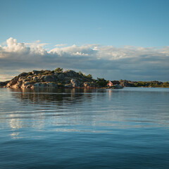Small island off the coast of Sweden