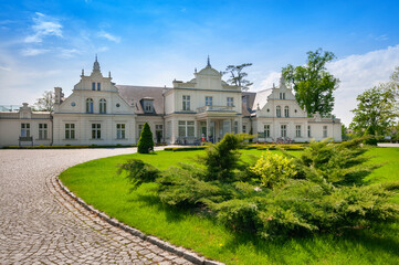 Fototapeta na wymiar Palace in Turzno, Kuyavian-Pomeranian Voivodeship, Poland