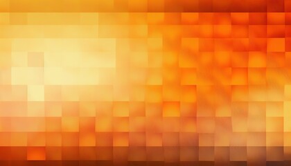 Abstract gradient orange background with square shape. Generative AI illustration.