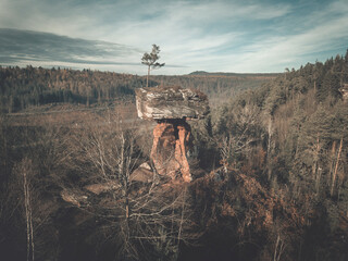 Devils table palatine forest germany