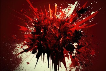 abstract red splash background
