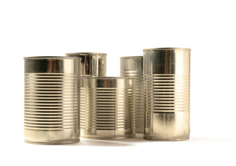 tin can isolated on white