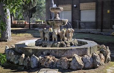 fuente ornamental en Ermita del Loreto, Tarragona