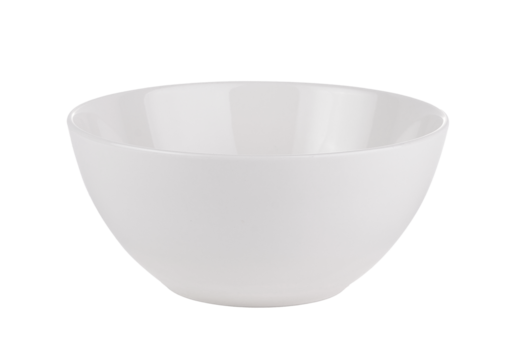 white bowl on transparent png