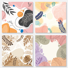 Set background with beautiful. Colorful background for design. 