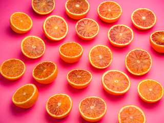 background of oranges