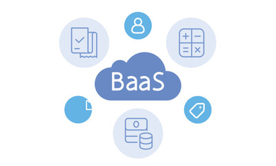 Billing as a service flat illustration