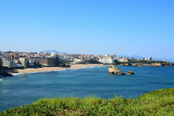 Naklejka na ściany i meble Biarritz - Côtes Basque - Sud Ouest de la France