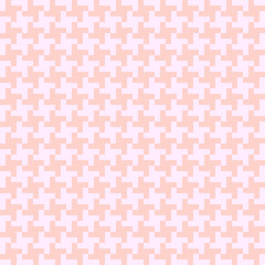Seamless jigsaw vector pattern. Abstract pink background. Design for decorative, wallpaper, wrapping paper, fabric, backdrop, shirt, tablecloths, clothes, blankets and other
