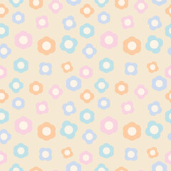Seamless Floral background. Perfect ornament for fashion fabric or other printable covers.