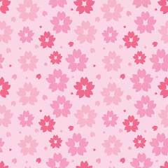 Seamless Sakura background. Perfect ornament for fashion fabric or other printable covers.