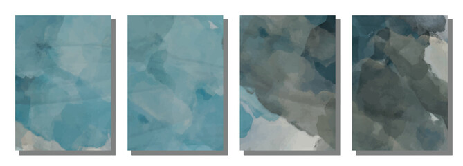 Abstract watercolor brush background.