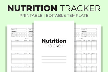 Fototapeta premium Nutrition Tracker