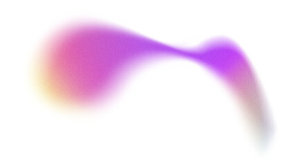 Grainy Gradient Textured Blob Shapes. Abstract Transparent PNG element. Trendy design resources, Purple orange and yellow. Modern design trends.