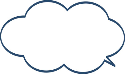 シンプルなふきだし