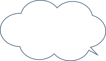 シンプルなふきだし