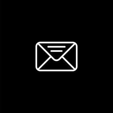 recommend clip art: Confirmed emai icon.isolated on black background. 