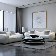 Futuristic living room