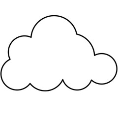 Transparent Cloud Line 