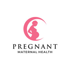 Pregnant maternal health logo design inspiration