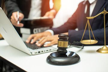 Business and lawyers discussing contract papers  Consultation and legal concepts, lawyers, 