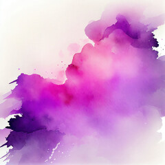 A colourful watercolour wash background on white paper