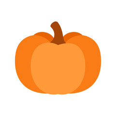Orange pumpkin icon. Autumn halloween pumpkin. Vegetable from the garden