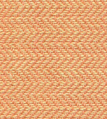 Close-up of handwoven piece of twill fabric, woven with linen and cotton yarn.