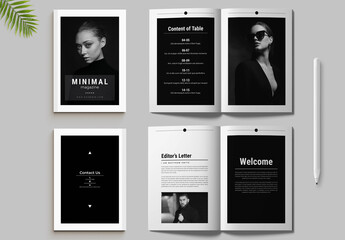 Minimal Magazine Fashion Design Template