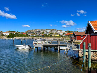 Fototapeta na wymiar Havstenssund in Schweden am Oslofjord