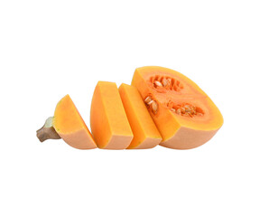 butternut squash slice isolated on  transparent png