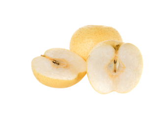 Chinese pear isolated on transparent png