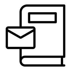journal line icon