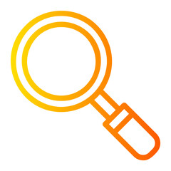 investigation gradient icon