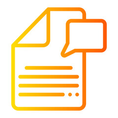 newspaper gradient icon