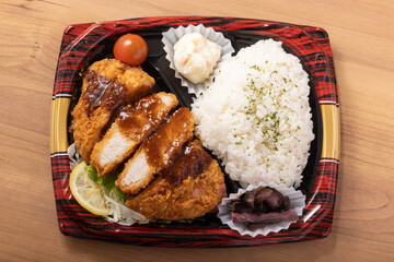 三元豚のとんかつ弁当